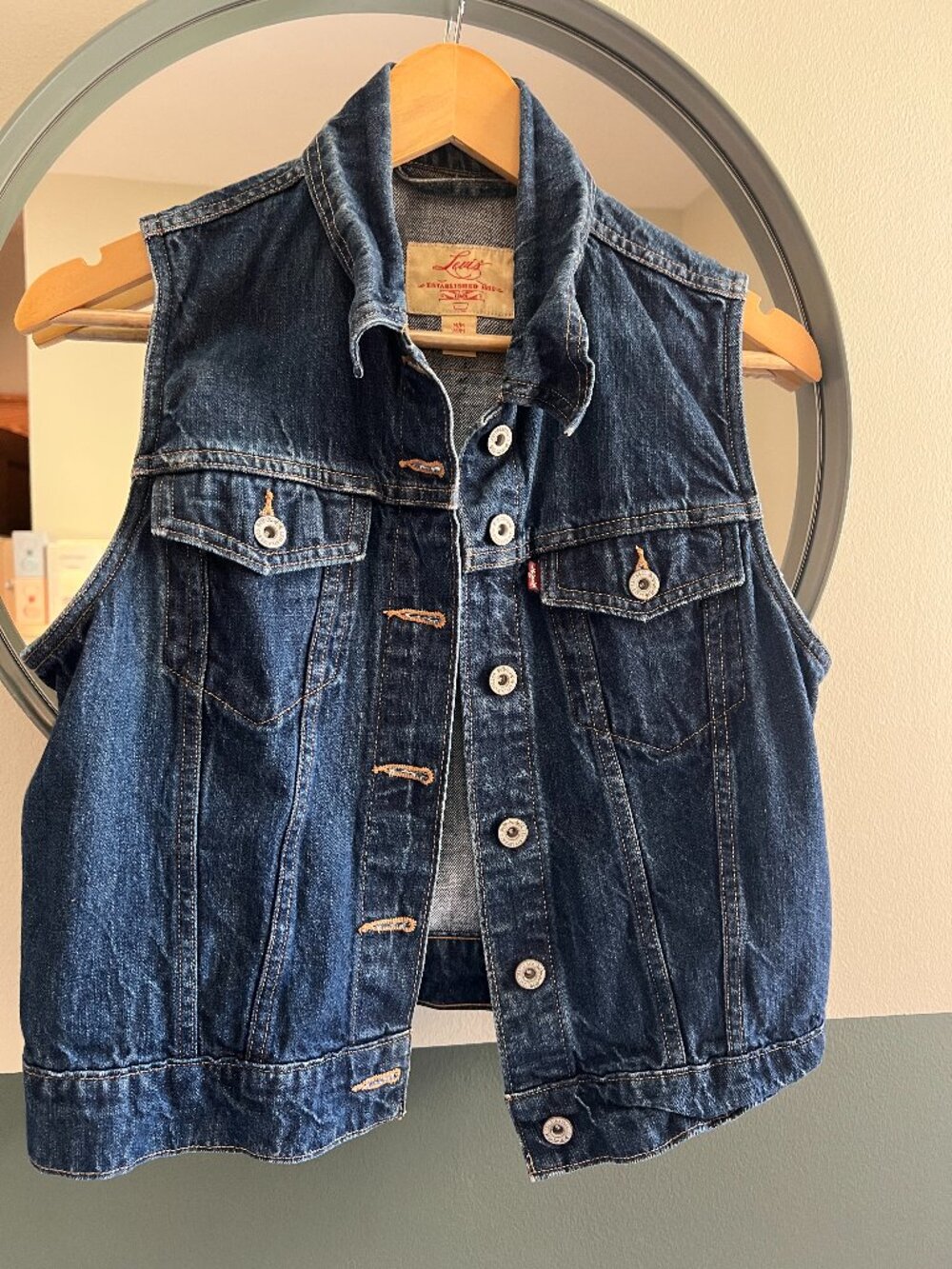 Dark Denim Vest – M – Levi's